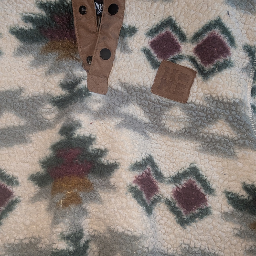 Men's Patterned Pullover Jacket - image 2